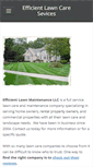 Mobile Screenshot of efficientlawns.com